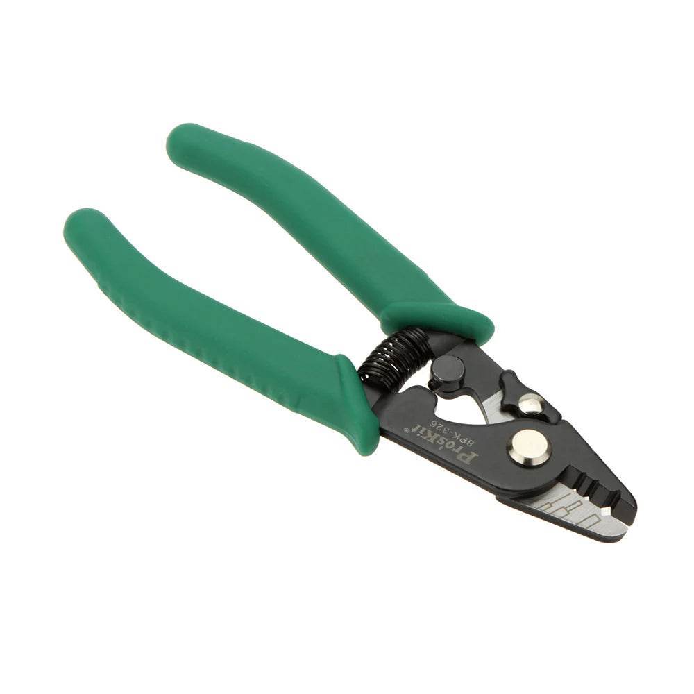 Alicate Decapador de Fibra Óptica Pro'sKit 8PK-326 - Ferramentaria