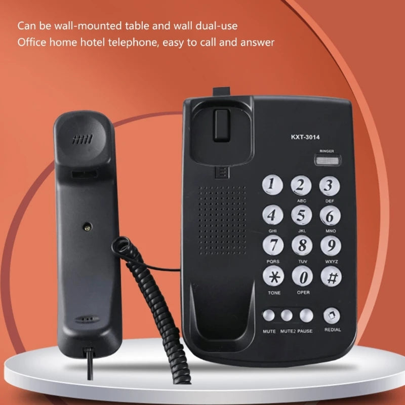 Telefone Fixo com Fio e Botões Grandes KXT 3014