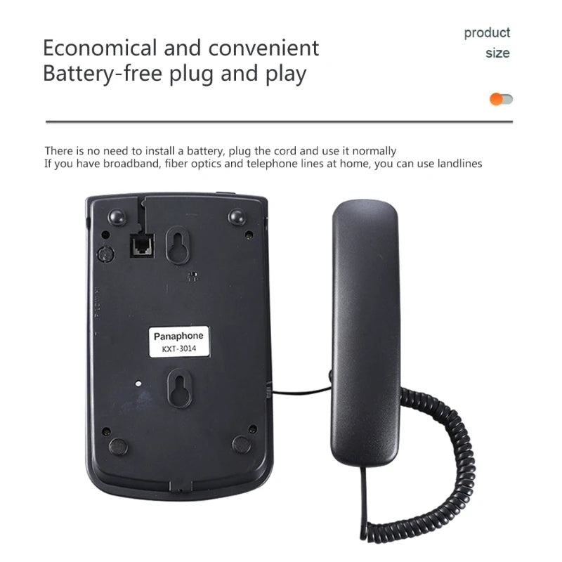 Telefone Fixo com Fio e Botões Grandes KXT 3014