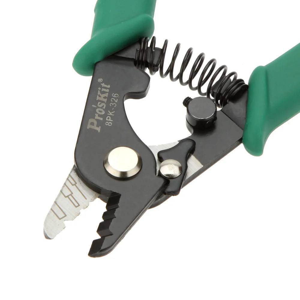 Alicate Decapador de Fibra Óptica Pro'sKit 8PK-326 - Ferramentaria