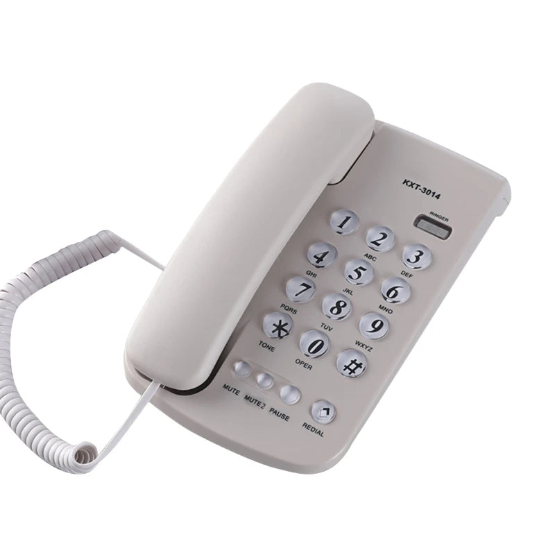 Telefone Fixo com Fio e Botões Grandes KXT 3014