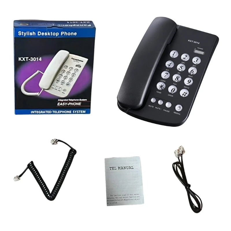 Telefone Fixo com Fio e Botões Grandes KXT 3014