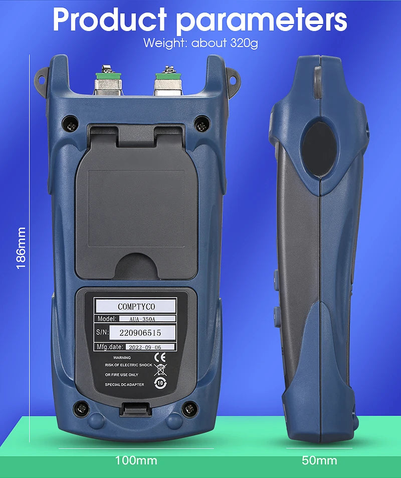 Medidor Óptico COMPTYCO AUA-33 – Medição Bidirecional Simultânea de Sinal