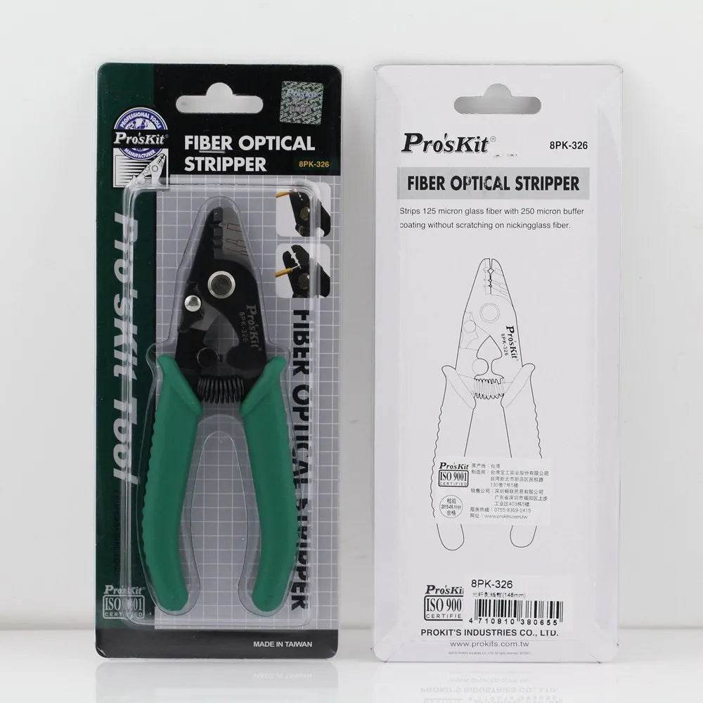 Alicate Decapador de Fibra Óptica Pro'sKit 8PK-326 - Ferramentaria