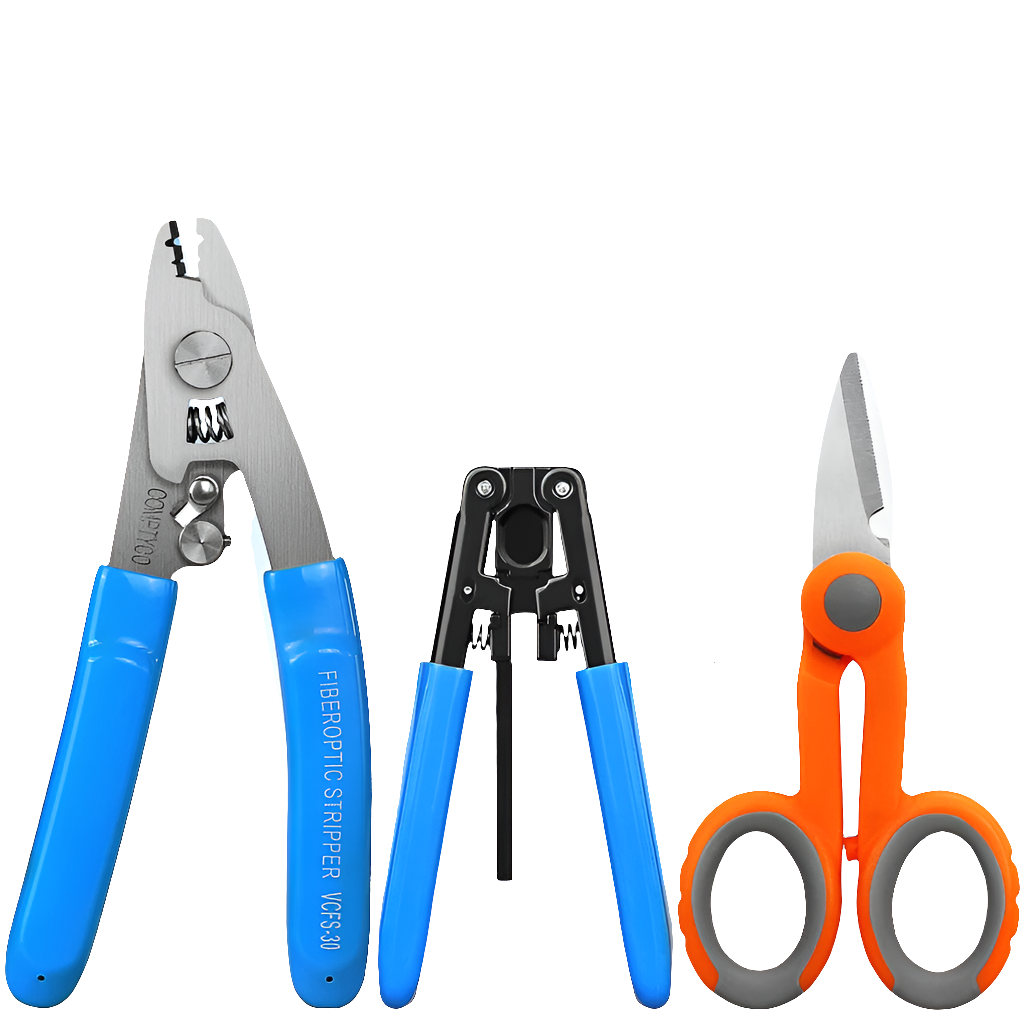 Kit de Ferramentas de Fibra Óptica 3PCS VCFS-30