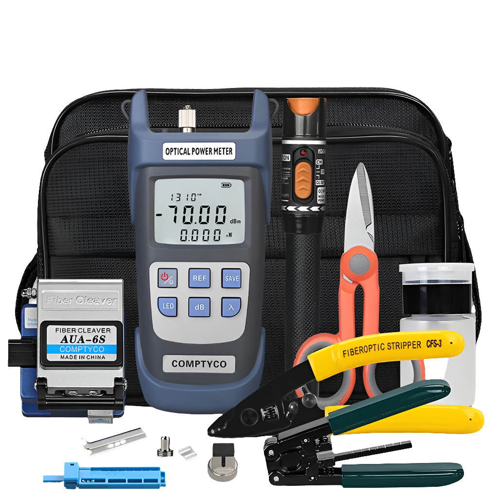Kit Completo de Ferramentas para Fibra Óptica COMPTYCO