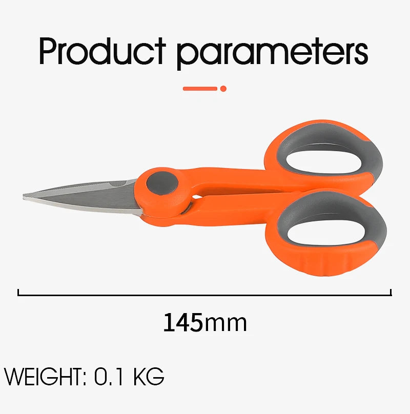 Tesoura COMPTYCO Profissional para Corte de Kevlar em Cabos de Fibra Ótica